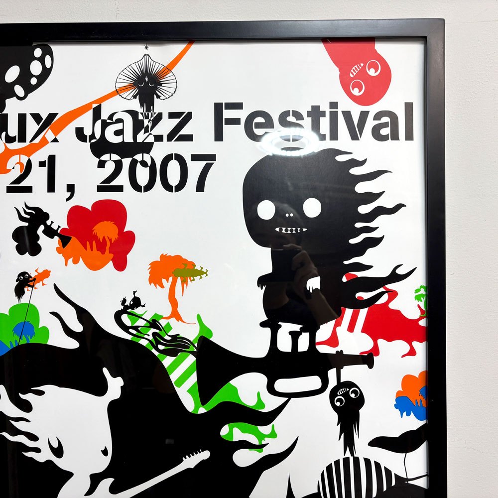 カトリン・オリン Katrín Ólina "Montreux Jazz Festival 2007" ポスター 第41回モントルー・ジャズ・フェスティバル 額装品 ●