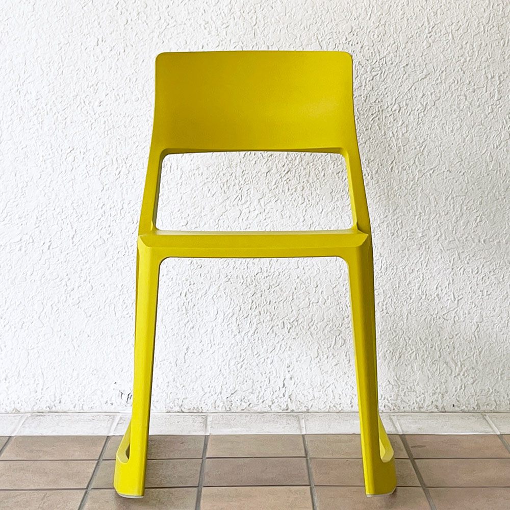 ヴィトラ Vitra ティプトン Tip Ton ワークチェア ダイニングチェア デスクチェア マスタード スタッキング チルト機能 定価￥47,300- ◇