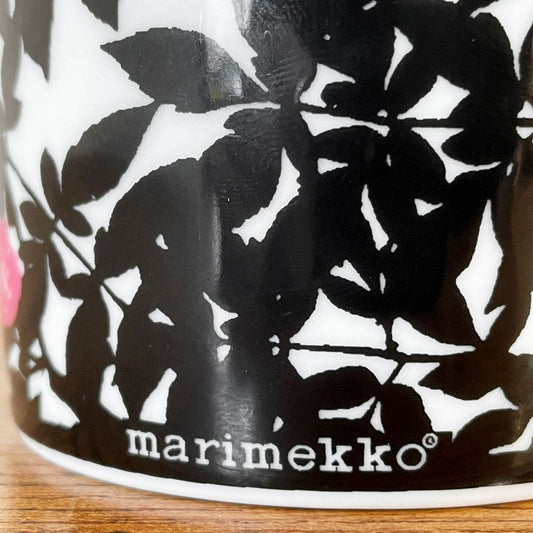 マリメッコ marimekko ルースプー RUUSUPUU マグカップ バラの木 マイヤ・イソラ 2005年 北欧食器 ◎