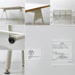 ジャーナルスタンダードファニチャー journal standard Furniture コンパスレッグデスク COMPASS LEG DESK ワークデスク W120cm メラミントップ アイボリー ●