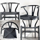 カールハンセン＆サン Carl Hansen & Son CH24 Yチェア オーク材 ブラックラッカー×ブラックペーパーコード ハンス・J・ウェグナー デンマーク 北欧家具 ■