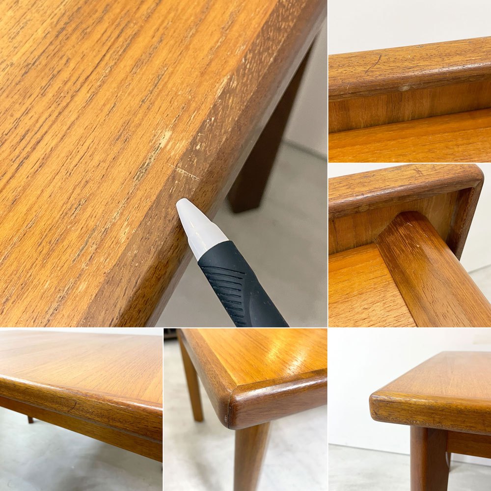 UKビンテージ UK Vintage チーク材 ダイニングテーブル W120cm 英国家具 北欧テイスト ●