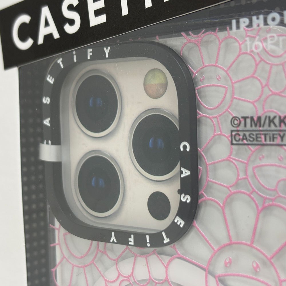 ケースティファイ CASETIFY カイカイ & キキ KAIKAI AND KIKI COLLECTION iPhone16pro スマホケース 村上隆 箱付 美品 ●
