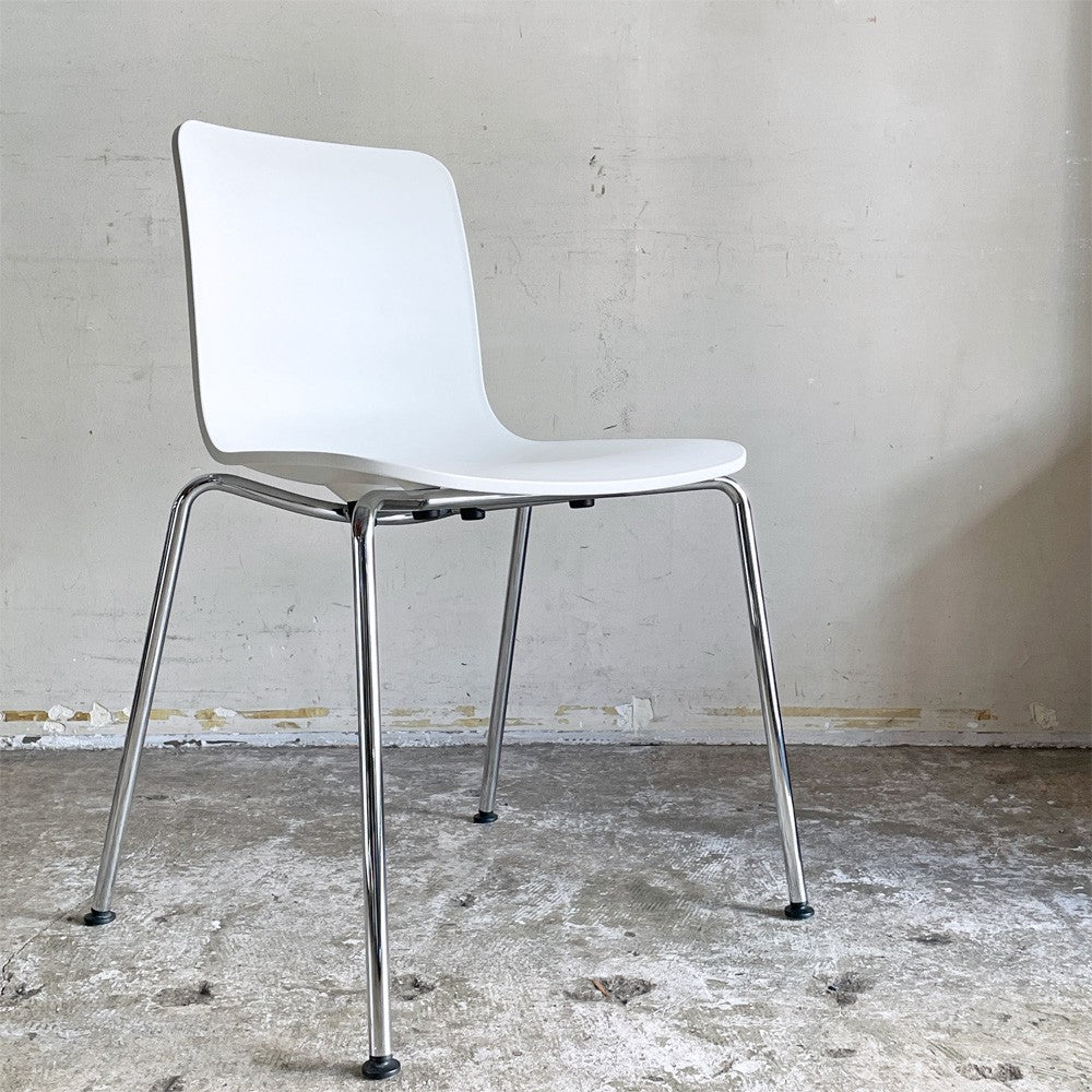 ヴィトラ vitra ハル チューブ HAL Tube サイドチェア ダイニングチェア ホワイト パウダーコート スチール脚 屋外使用可 ジャスパー・モリソン A ■