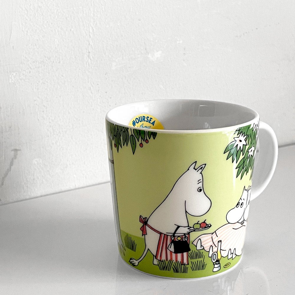 アラビア ARABIA ムーミンマグ MOOMIN リラクシング 2020年 夏 トーベ・ヤンソン フィンランド 北欧食器 ■