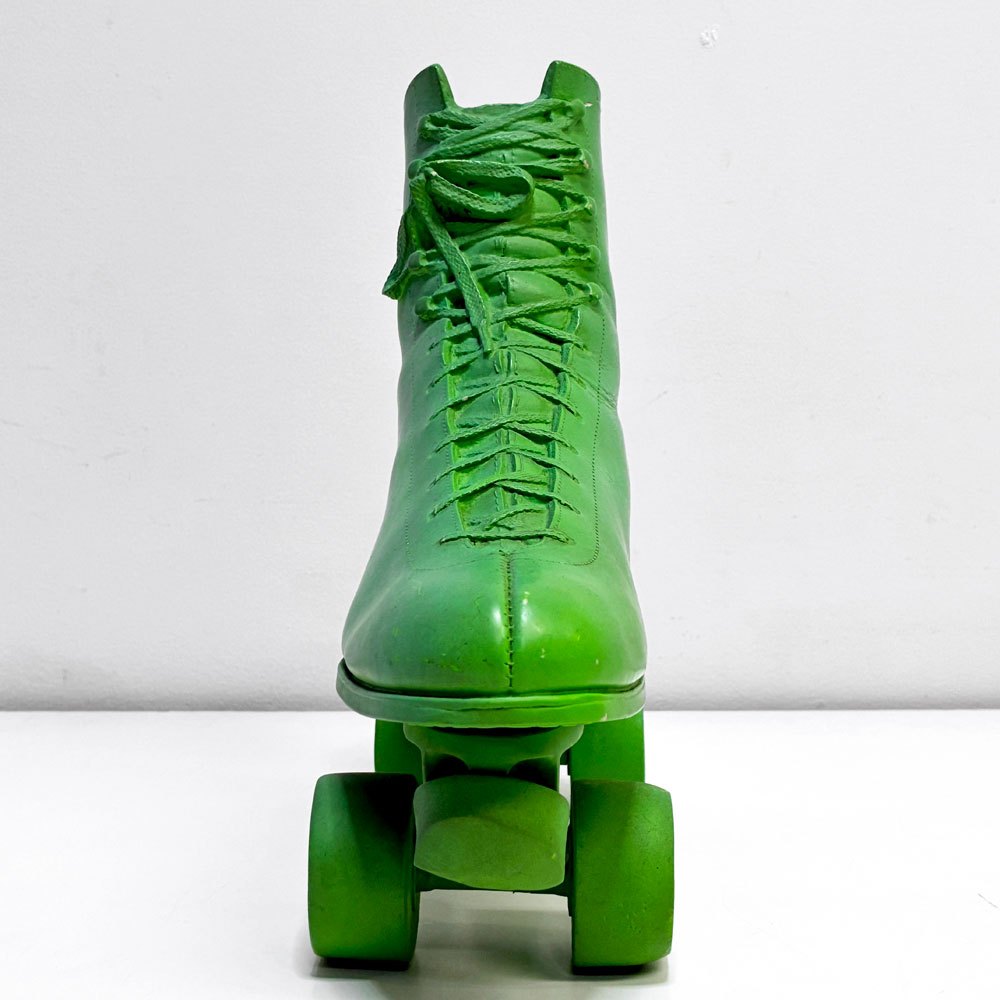 エリアウェア Areaware ブックエンド Green Roller Skate Bookend オブジェ ハリー・アレン Harry Allen アメリカ 現状品 ●