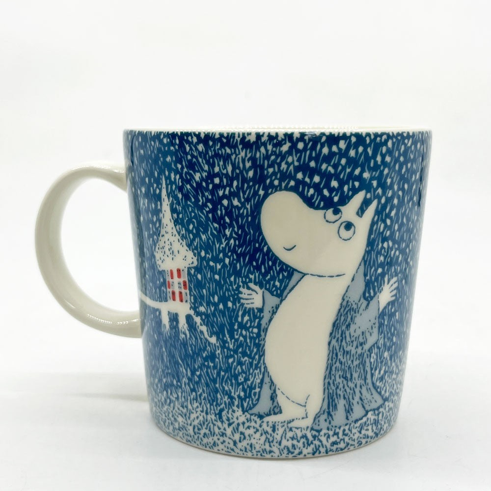 アラビア ARABIA ムーミンマグ MOOMIN ライトスノーフォール 2018年冬限定 フィンランド 北欧食器 ●