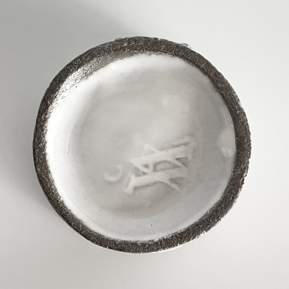 アスティエ・ド・ヴィラット Astier de Villatte フルール Fleurs カップ タンブラー 蝶 スズラン 陶器 フランス A ■