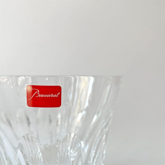 バカラ Baccarat ティアラ TIARA ロックグラス ペア 2脚セット クリスタル 箱付き 未使用品 ★