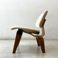 ハーマンミラー Herman Miller プライウッドラウンジチェア LCW ウッドレッグ ウォールナット アプホルスター C&R イームズ ミッドセンチュリー ●
