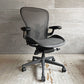 ハーマンミラー Herman Miller アーロンチェア リマスタード フル装備 Cサイズ デスクチェア オフィスチェア グラファイトベース ポスチャーフィットSL ♪