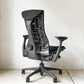 ハーマンミラー Herman Miller エンボディチェア デスクチェア オフィスチェア ジェフ・ウェバー ビル・スタンフ シンク ファブリック ブラック 定価￥299,200- ★