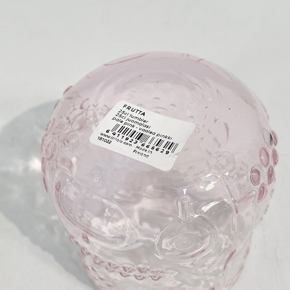 イッタラ iittala フルッタ Frutta タンブラー 250ml ペールピンク スコープ別注 オイバ トイッカ Oiva Toikka 北欧食器 ◎