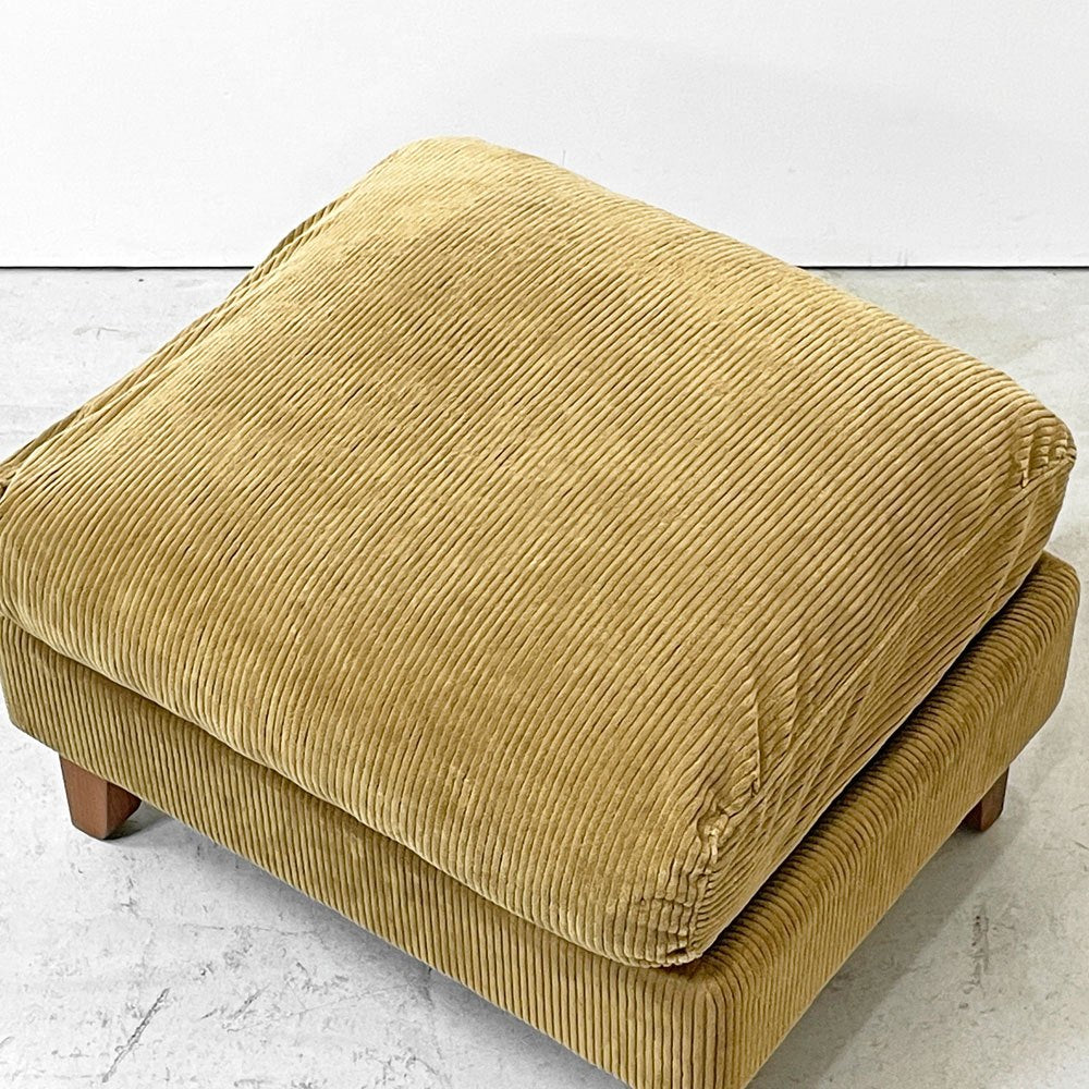 トラックファニチャー TRUCK FURNITURE FKソファ FK SOFA オットマン F-21 コーデュロイ フェザークッション ウォールナット材 ●