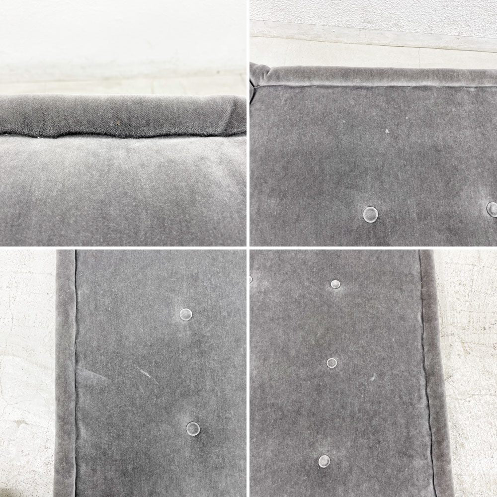 ロッシュ ボボア ROCHE BOBOIS マ ジョン Mah Jong ソファ ローソファ シートクッション グレー フランス 〓