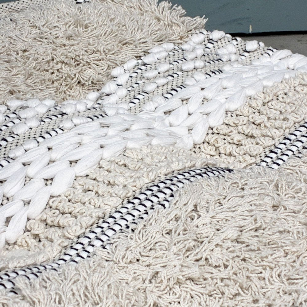 アデペシュ a.depeche ブロック マルチ ザブ オットマン block multi zabu ottoman ジオ グレー GEO gray 定価￥29,700- ◎
