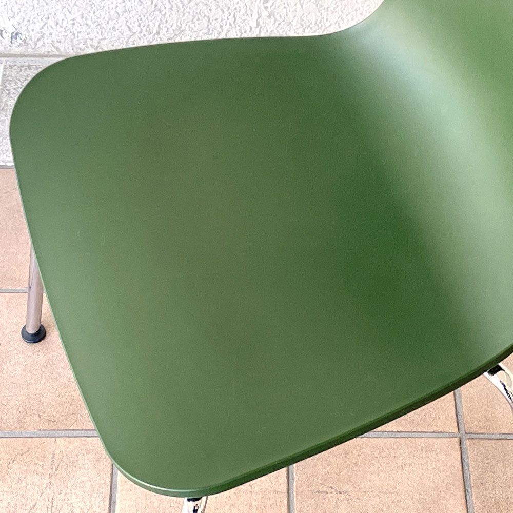 ヴィトラ vitra ハルチューブ HAL Tube サイドチェア ダイニングチェア スタッカブル グリーン ジャスパー・モリソン C ◇