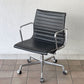 ハーマンミラー Herman Miller アルミナムグループ マネジメントチェア 本革 ブラック 5本脚 キャスター付 C&R イームズ ◇