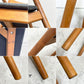 宮崎椅子製作所 ペペチェア PEPE side chair 背無垢タイプ ウォールナット ファブリック グレー系カラー フィンガージョイント 村澤一晃 参考定価￥77,440- B ●