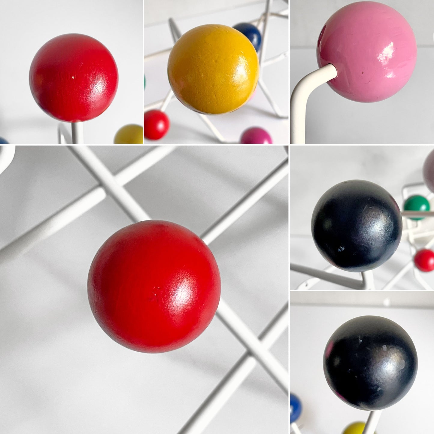 ハーマンミラー Herman Miller ハングイットオール Hang It All マルチカラー ウォールハンガー C&R イームズ ミッドセンチュリー ■