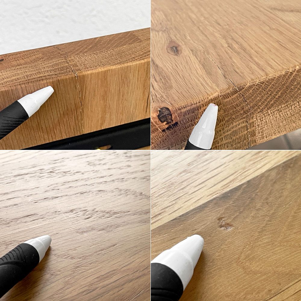 関家具 ベルデⅢ ダイニングテーブル オーク材 無垢集成材 W150cm 脚間調節可能 定価57,500円 展示品 ◇