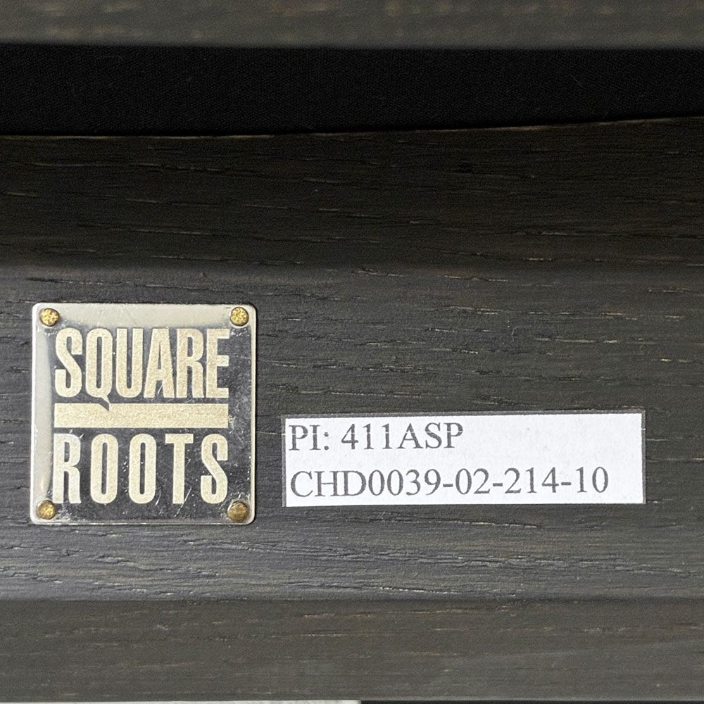 スクエアルーツ SQUARE ROOTS ランナチェア LANNA CHAIR ダイニングチェア アームチェア オーク材×牛革 レザー 参考価格￥77,000- A ●
