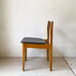 ネイサン ファニチャー Nathan Furniture イギリス ビンテージ UK Vintage ダイニングチェア チークプライッド×ビーチ材 PVCレザーシート A ★