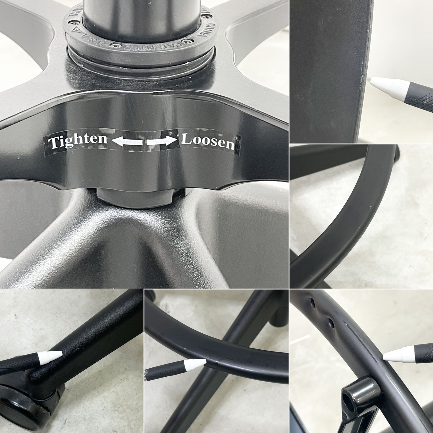 スチールケース Steelcase ノード ファイブスター スツール Node FIVE-STAR STOOL ハイチェア 製図チェア キャスター ブラック ●