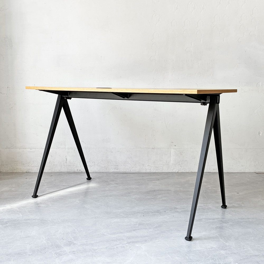ヘイ HAY ピラミッドデスク PYRAMID DESK ワークデスク オーク材×スチール脚 コンパスレッグ W120cm 定価￥55,000- ★