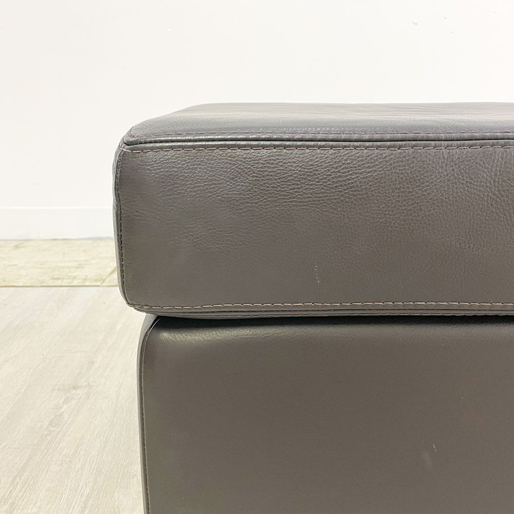 アクタス ACTUSギャラリーM GalleryM オットマン 本革 ムスタリング Musterring ドイツ ●