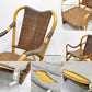 カザマ KAZAMA ルロット アームチェア Lurot Arm Chair ラタン 籐家具 ベージュ系 クッション付き インドネシア 定価￥48,800- B ●