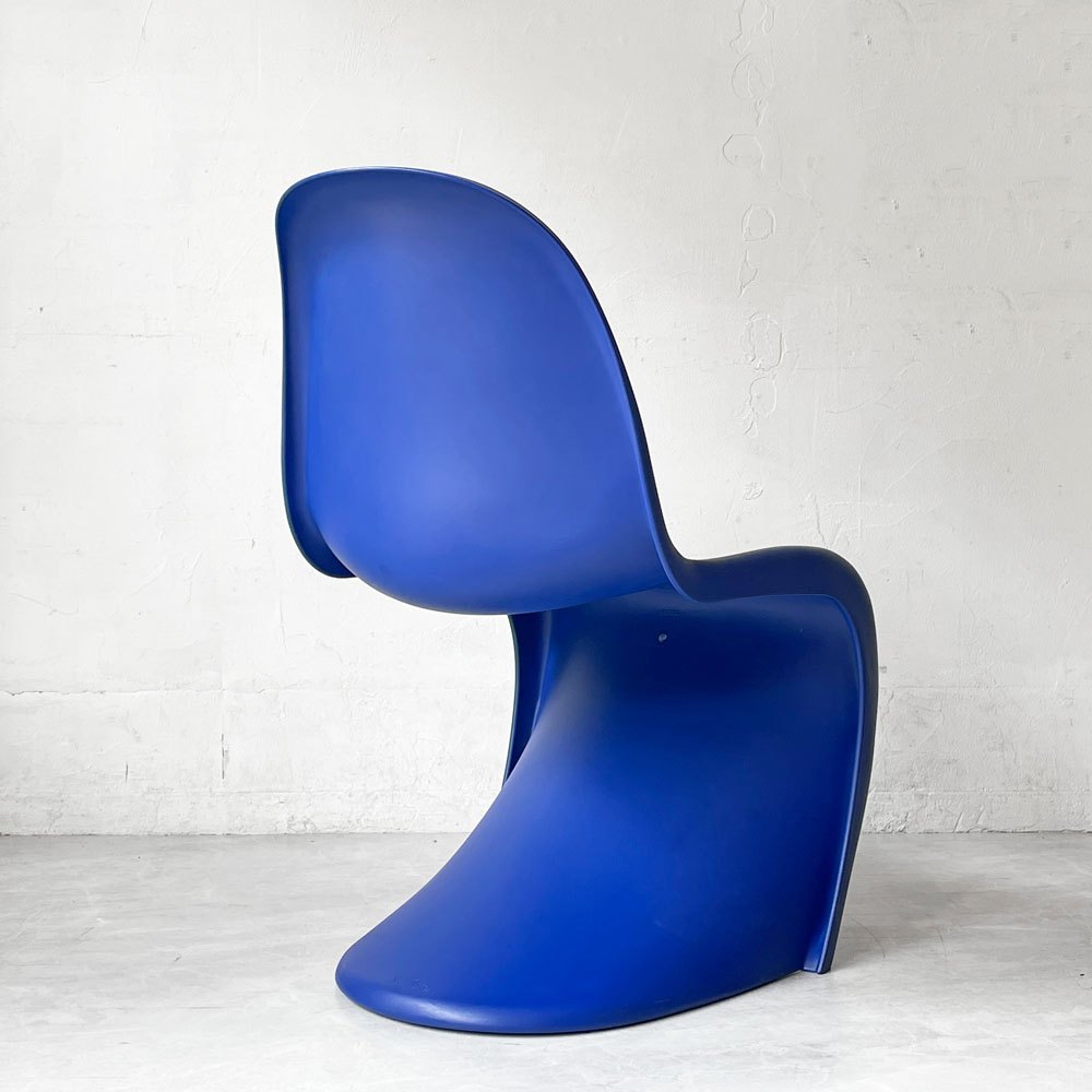 ヴィトラ vitra パントンチェア ダイニングチェア スタッキング ブルー ヴェルナー・パントン ミッドセンチュリー 定価58,300円 A ★