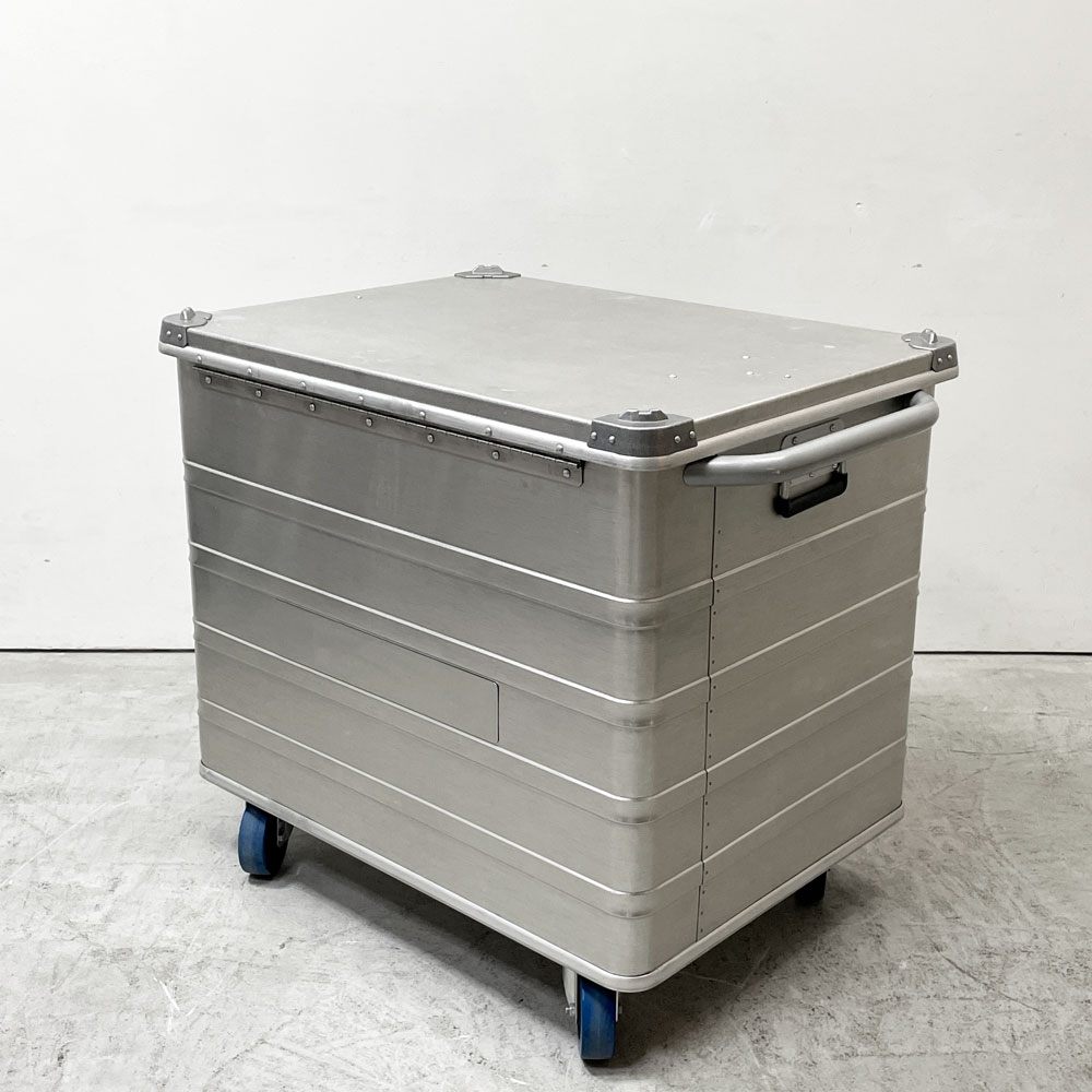 アルポス ALPOS アルミコンテナ ALUMINUM CONTAINER キャスター付き 239L PSF取り扱い 定価￥83,600- ●
