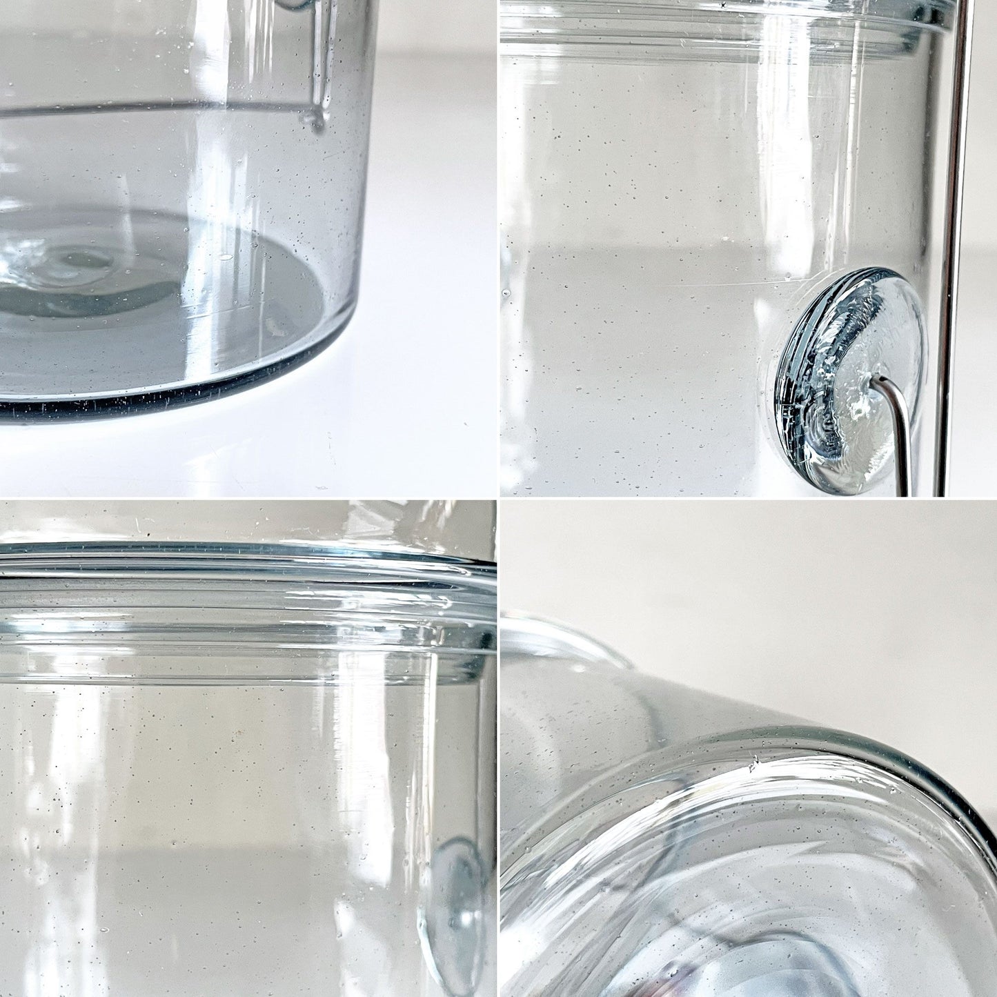 ピーターアイビー PETER IVY コーヒージャー Coffee Jar ブルー エディション Blue Edition ガラス φ10 x 14 cm 100個限定品 流動研究所 現代作家 ■