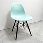 ハーマンミラー HermanMiller サイドシェルチェア ドゥエルレッグ DSW アクアスカイ × エボニー ポリプロピレン製 イームズ ミッドセンチュリー B ●