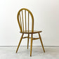 アーコール Ercol フープバックチェア ダイニングチェア スポークバック エルム材 UKビンテージ vintage 英国家具 ●