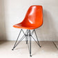 ハーマンミラー Herman Miller サイドシェルチェア 現行 FRP オレンジ エッフェルベース イームズ ★