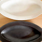 クリスチャンヌ ペロション Christiane Perrochon ストーンウェア STONEWARE オーバル プレート 小 ホワイトカラー イタリア 陶器 ハンドメイド 現代作家 ■