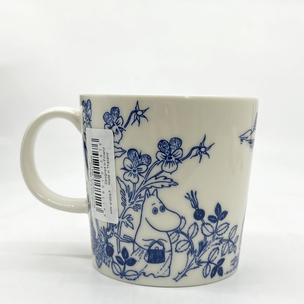 アラビア ARABIA ムーミンマグ MOOMIN シーブリーズ Sea breeze アラビア150周年記念 2023年 フィンランド 北欧食器 箱付き ●