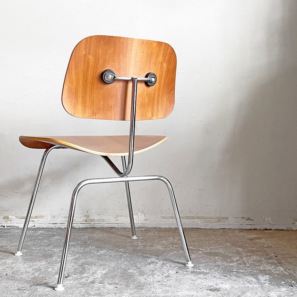ハーマンミラー Herman Miller プライウッドダイニングチェア DCM メタルレッグ アッシュ材 C&R イームズ ミッドセンチュリー ■