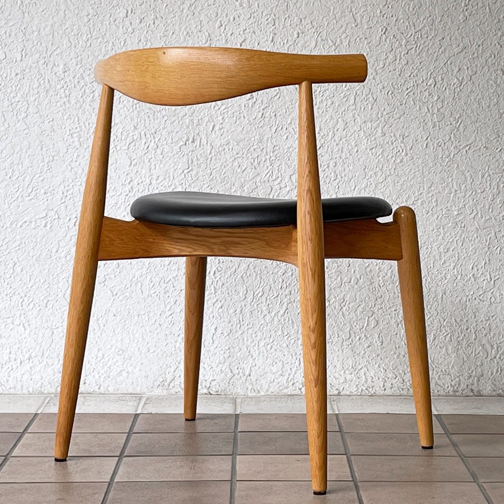 カールハンセン＆サン Carl Hansen & Son CH20 エルボーチェア ダイニングチェア オーク材 レザー 本革 ハンス・J・ウェグナー ◇
