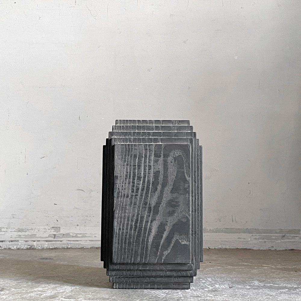シモオ デザイン Shimoo Design 下尾和彦・さおり 浮様 Brion Vase Ｓ暗色 花器 フラワーベース H26cm 現代作家 雨晴 AMAHARE取り扱い ■