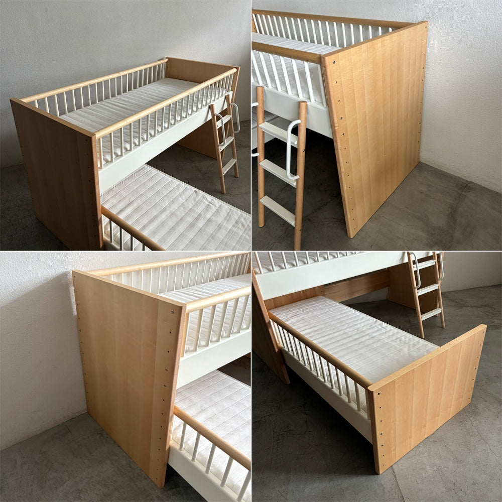 アクタス キッズ ACTUS Kids 現行品 テンポ TEMPO ベッド + ハイベッド 別売マットレス×2枚 付属 参考価格合計￥414,700の品 寝具 〓