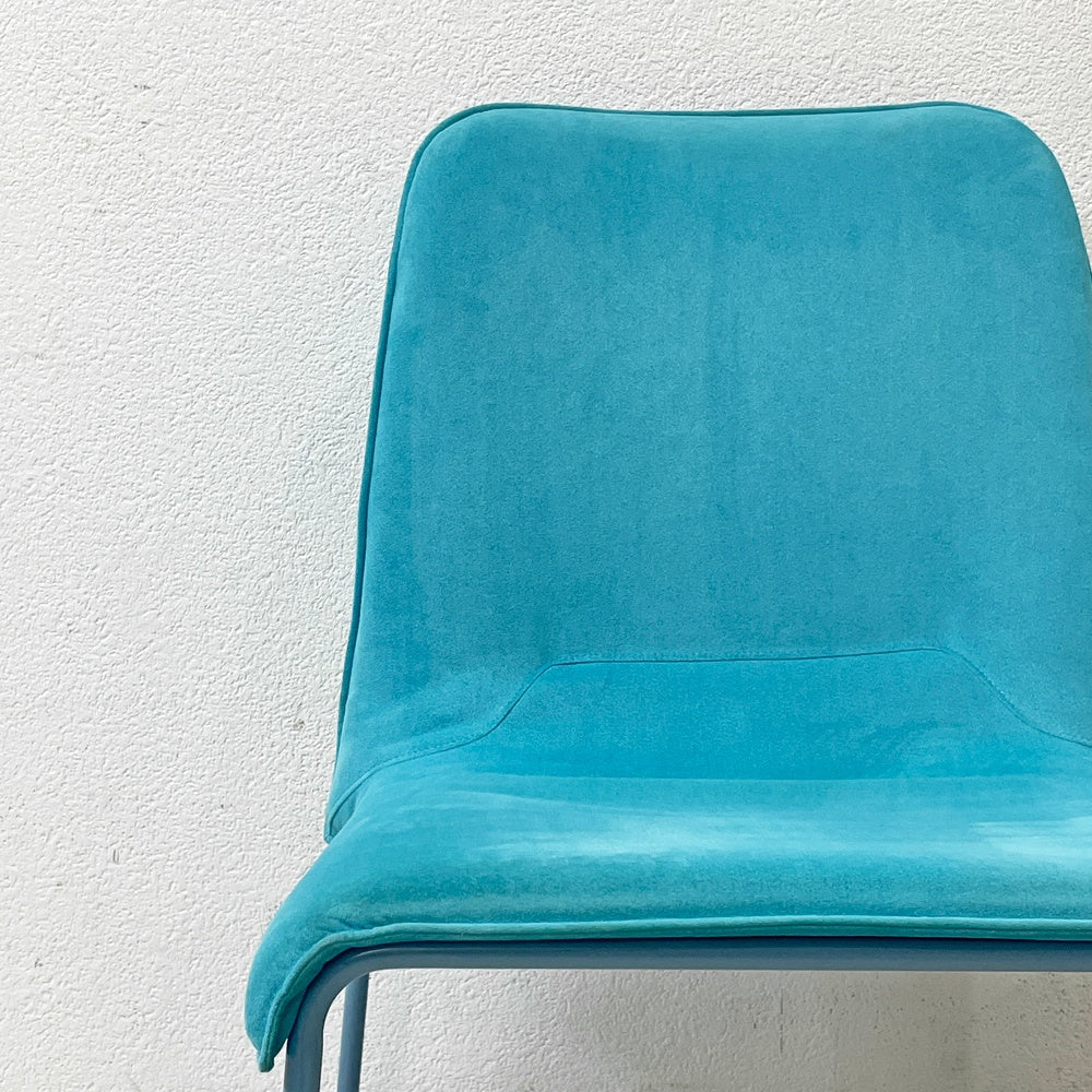 カッシーナ Cassina ixc. メンブレン MEMBRANE スタッキングチェア ダイニングチェア ブルー イタリア A ●