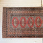 トライバルラグ Tribal rug トルクメン ランナーラグ 185×80cm ギュル紋様 手織 キリム 絨毯 ラグ カーペット ★