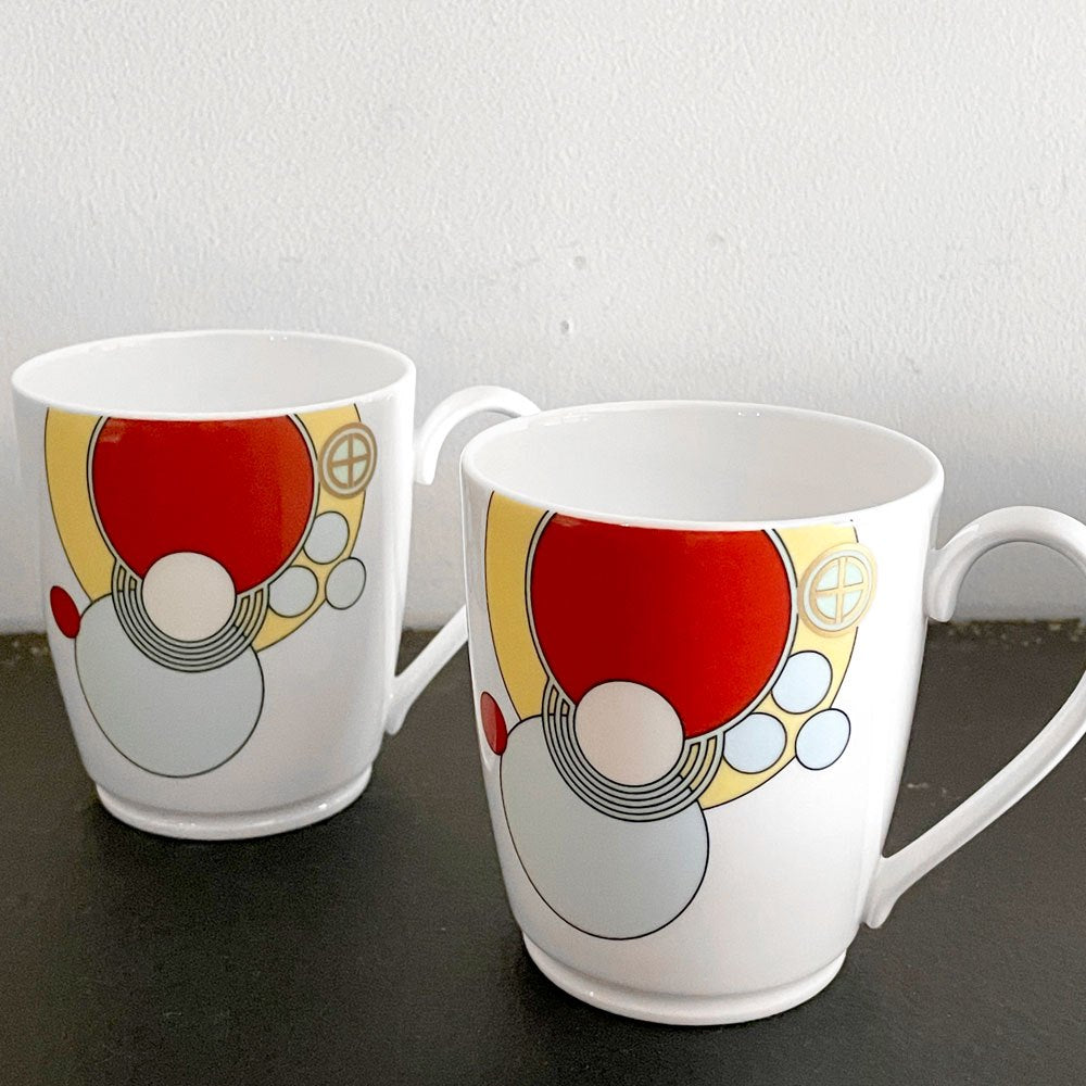 ノリタケ Noritake インペリアル IMPERIAL マグカップ ペア フランクロイドライト Frank Lloyd Wright 帝国ホテル 未使用品 箱付き ■