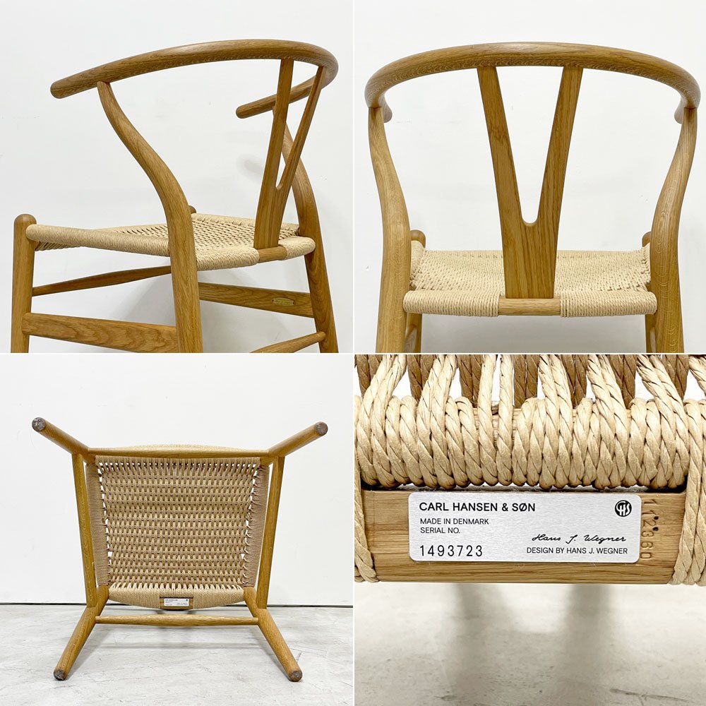 カールハンセン＆サン Carl Hansen & Son CH24 Yチェア オーク材 オイルフィニッシュ ダブル平編み BIRTHDAY EDITION 2023 ハンス・J・ウェグナー 北欧 デンマーク ●