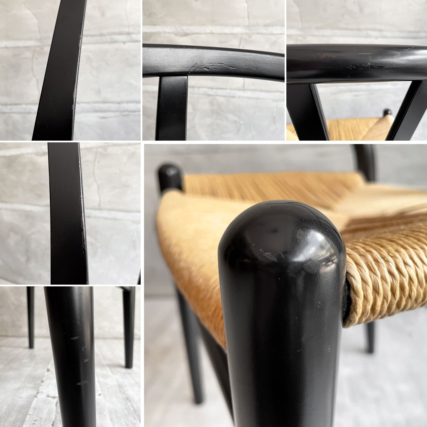 カールハンセン＆サン Carl Hansen & Son CH24 Yチェア ブラックラッカー ビーチ材 ペーパーコード  ハンス・J・ウェグナー デンマーク 北欧家具 ♪