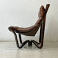 BRUNSTAD MOBELFABRIKK バイキングチェア Jim Myrstad ラウンジチェア 1Pソファ 北欧家具 本革 ビンテージ 北欧 ノルウェー ●