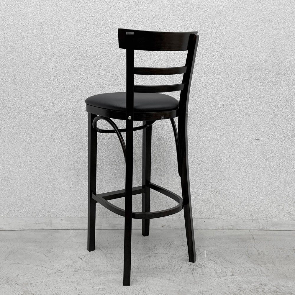 クレス CRES リカータ LICATA カウンターチェア ハイチェア 合皮 張座 座面高79cm 美品 〓